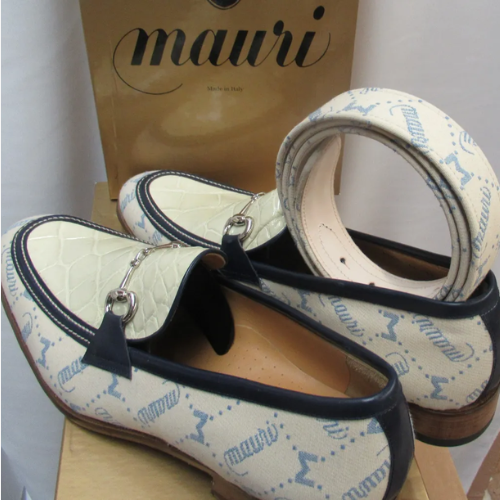 Mauri Cream/Indigo