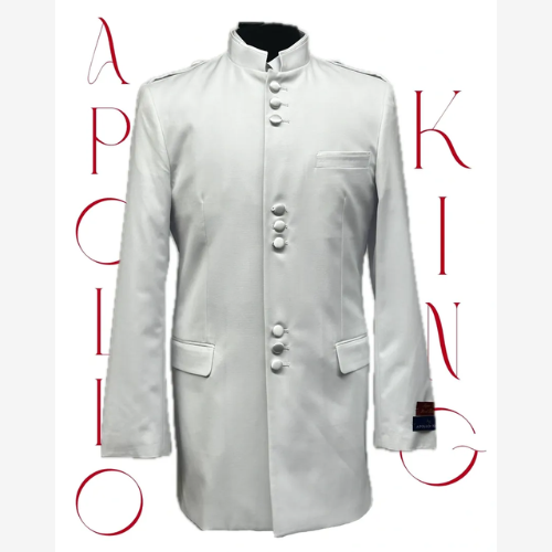 White modern men suit jacket