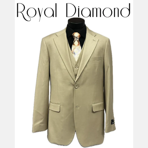 Tan 3 pc royal diamond