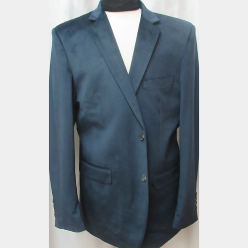 Navy Velvet Blazer